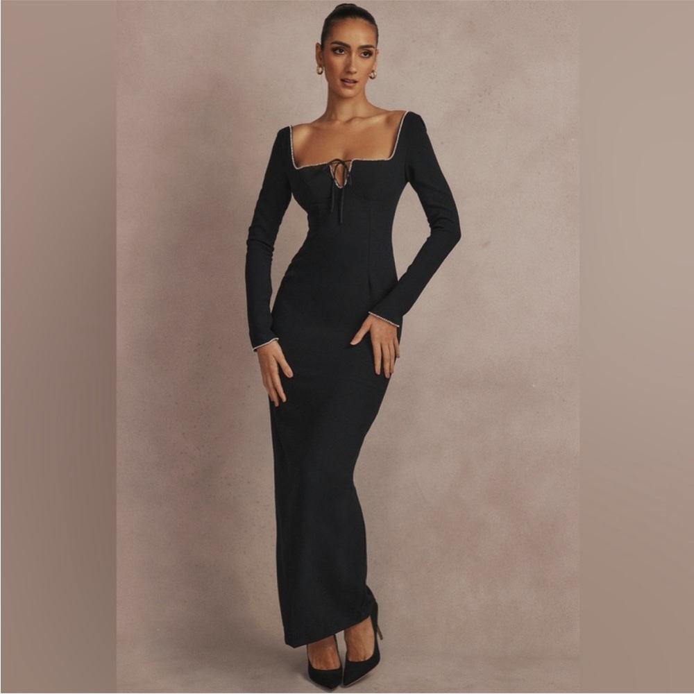 House of CB Rosa Black Crystal
Embellished
Maxi Dress
